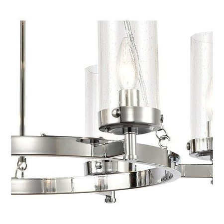 Elk Lighting Melinda 26'' Wide 6-Light Chandelier - Polished Chrome 47307/6